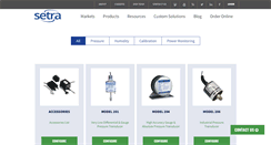 Desktop Screenshot of ecatalog.setra.com